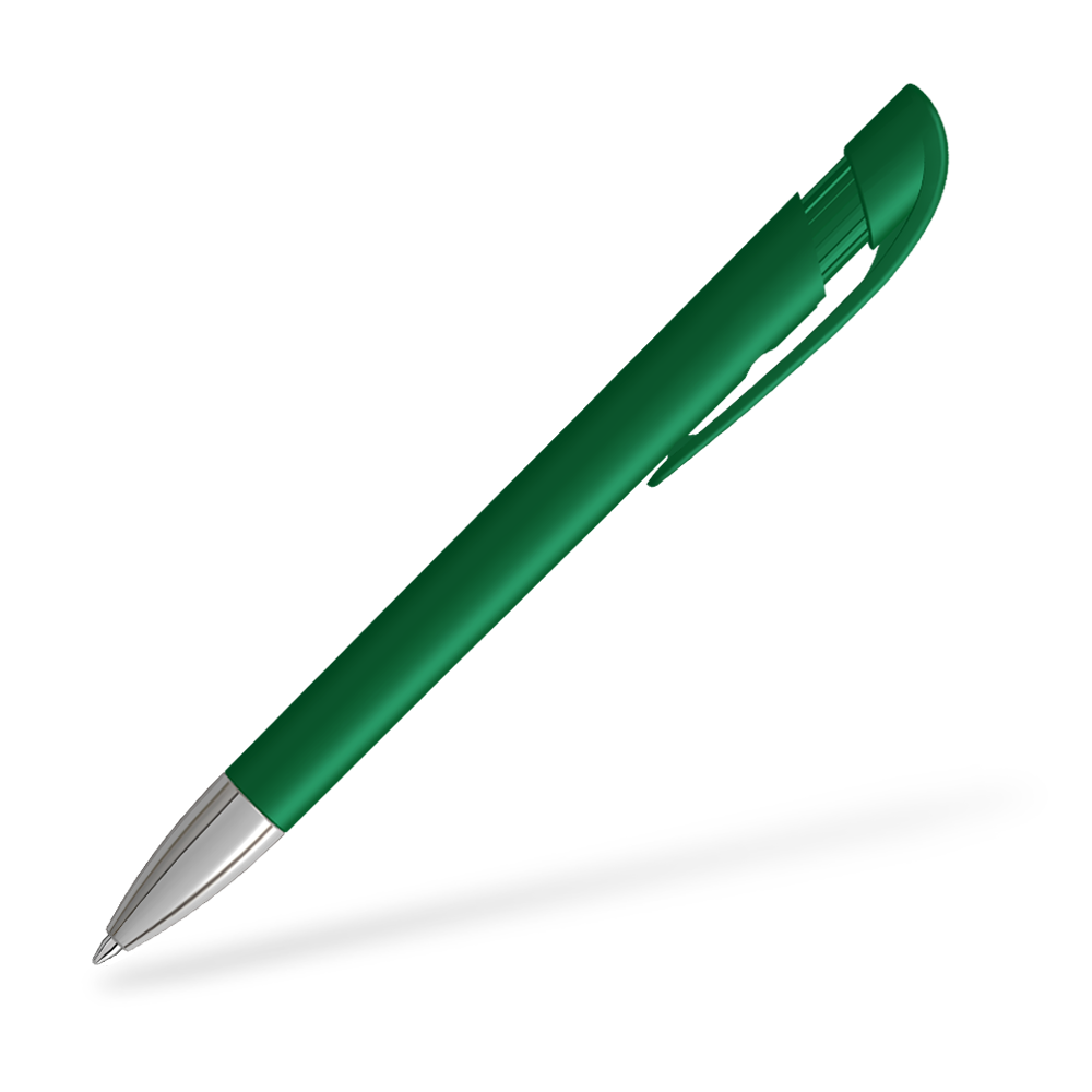 UMA YES F SI 0-0092-F-SI Kugelschreiber 270 Grad vom Clip Dunkelgrün