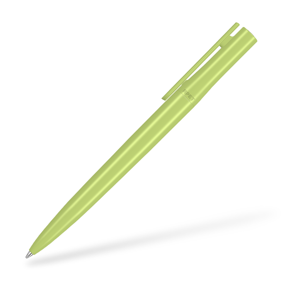 0-2240 PET PEN Switch Kugelschreiber Seitenansicht Hellgrün