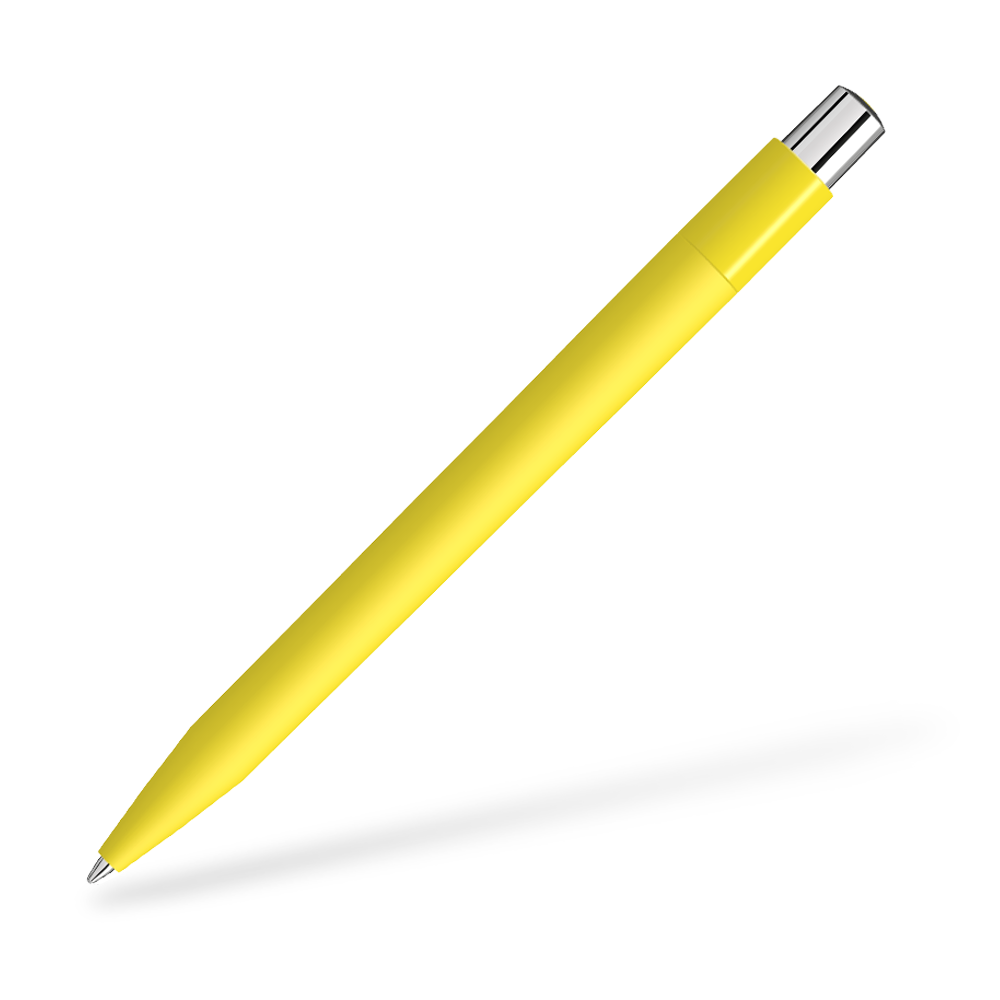 UMA ON TOP SI GUM 0-0063-SI-GUM Kugelschreiber Frontansicht Gelb