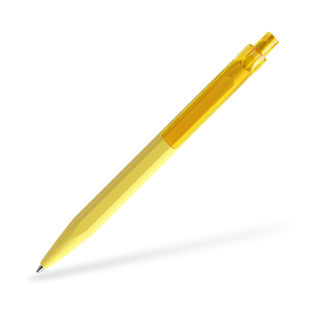 prodir QS50 Softtouch Kugelschreiber Clipansicht Gelb R07
