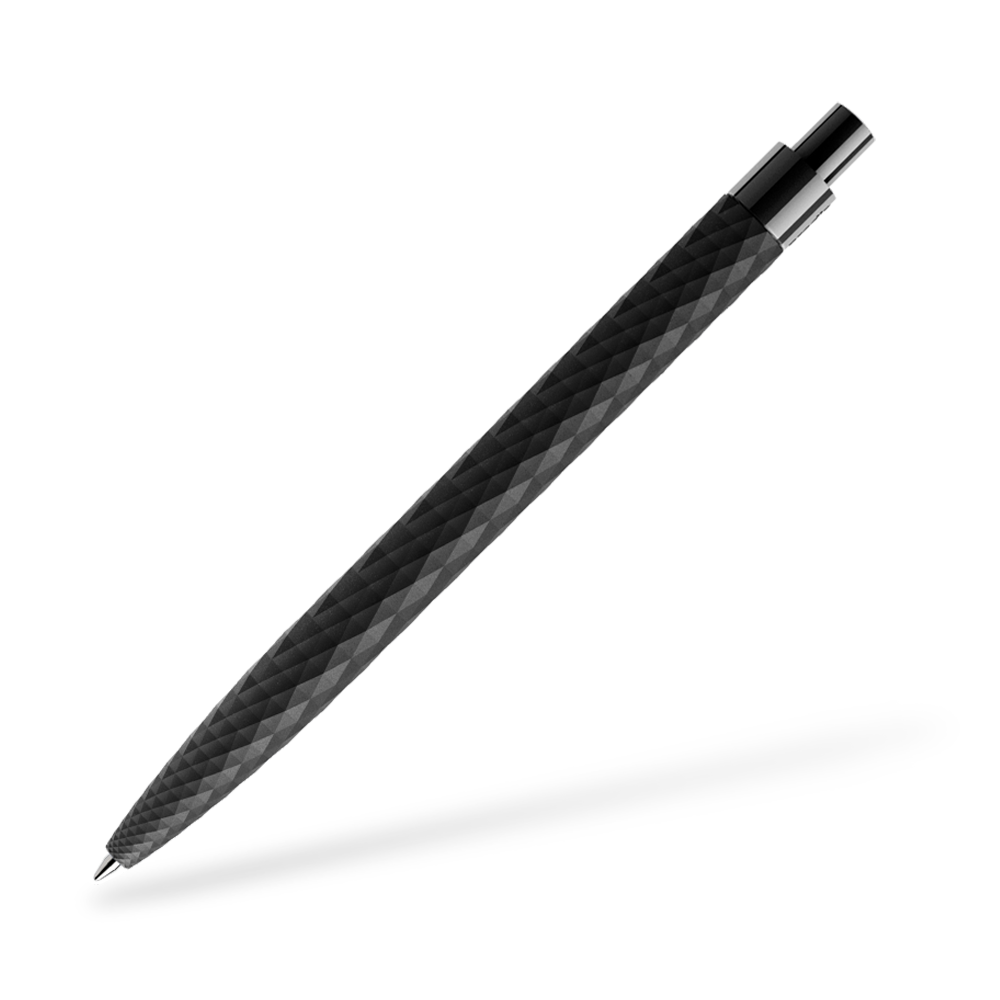 prodir QS01 matt Kugelschreiber Frontansicht Schwarz M75