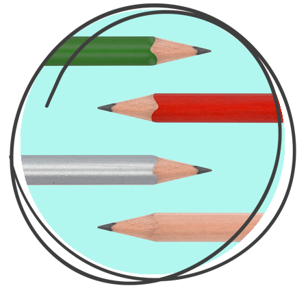 CSW Bleistifte 3-eckiger Bleistift Farbauswahl
