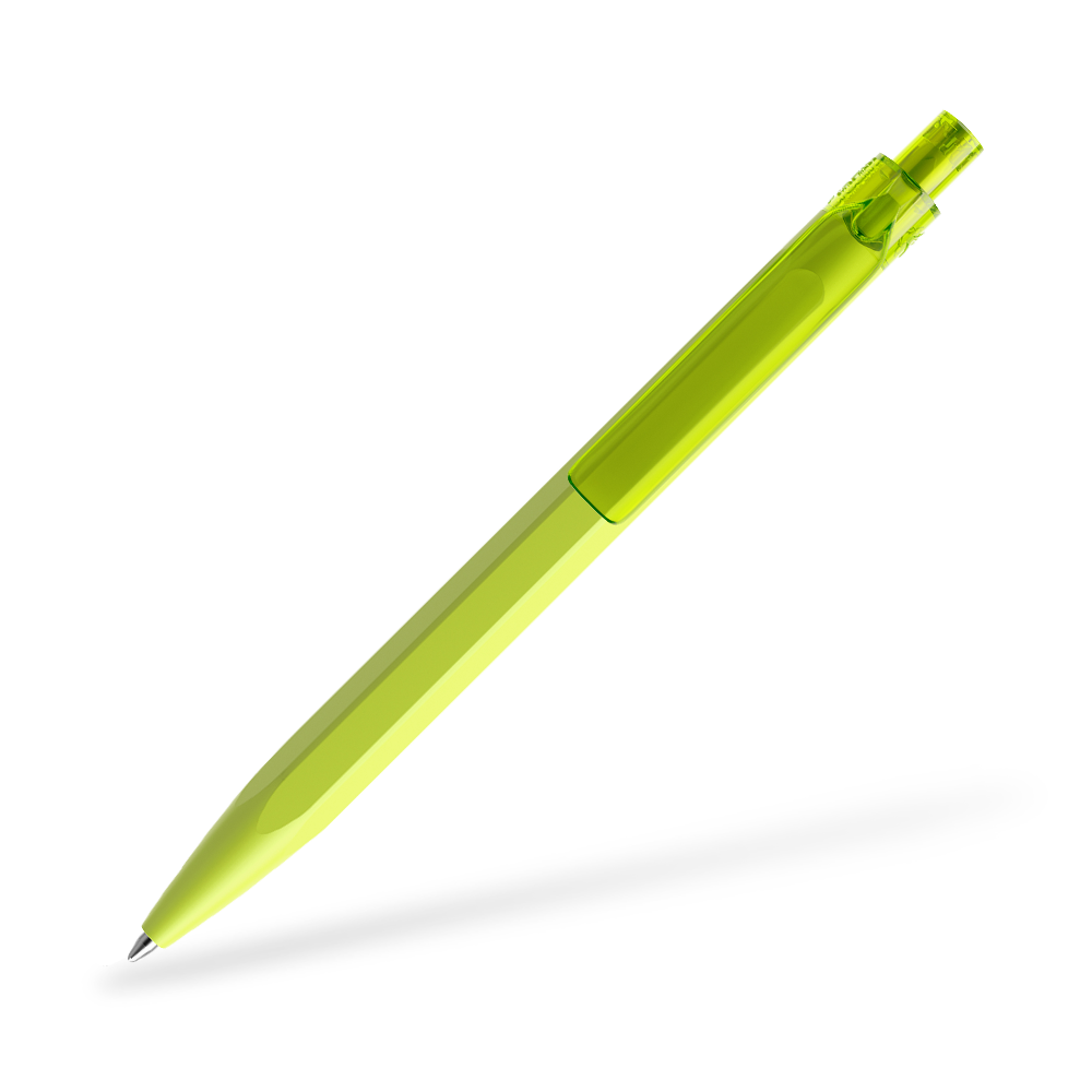 prodir QS50 Matt Kugelschreiber Clipansicht Gelbgrün M66