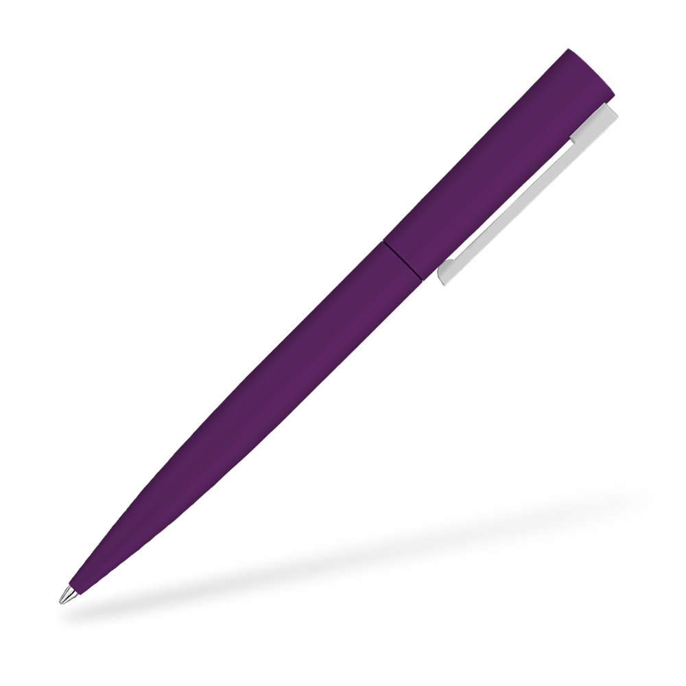 UMA 0-9610-GUM BRUSH GUM Softtouch Kugelschreiber Violett 270 Grad vom Clip