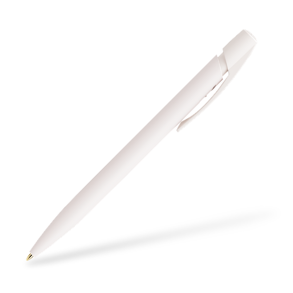 BIC Media Clic Druckkugelschreiber Weiß Clipansicht 270°
