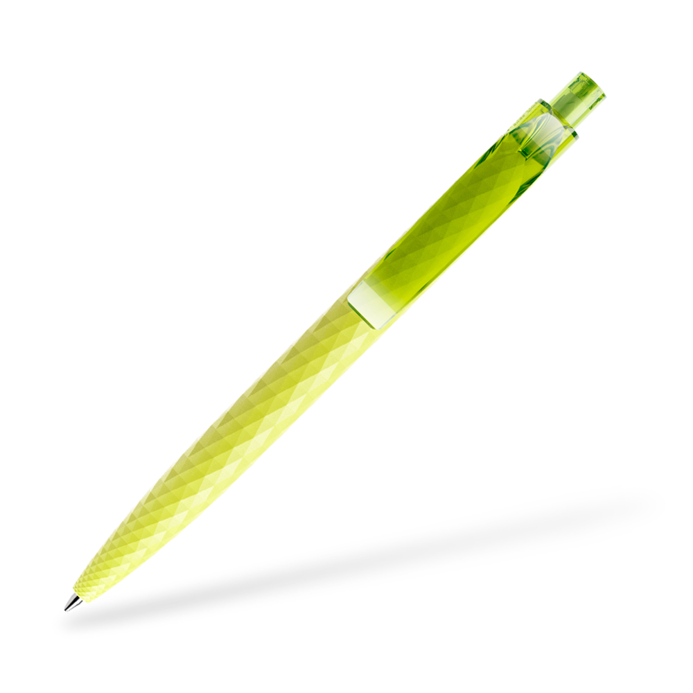 prodir QS01 matt Kugelschreiber Clipansicht Gelbgrün M66