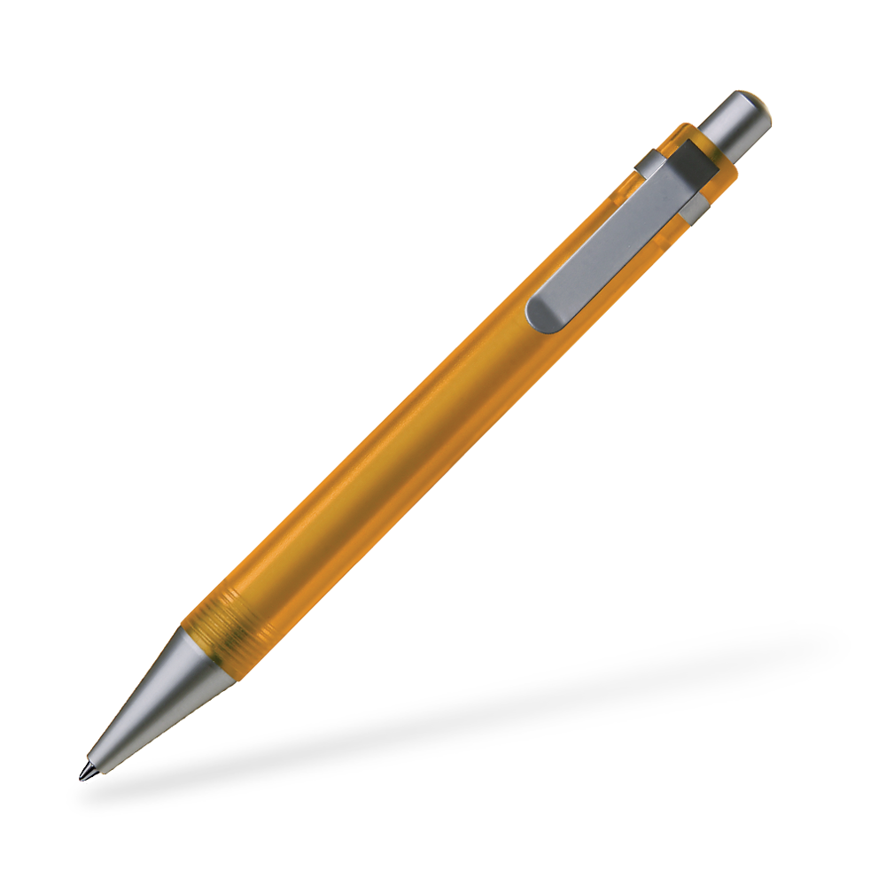 0-8600 UMA Arctis Kugelschreiber Clipansicht Ocker