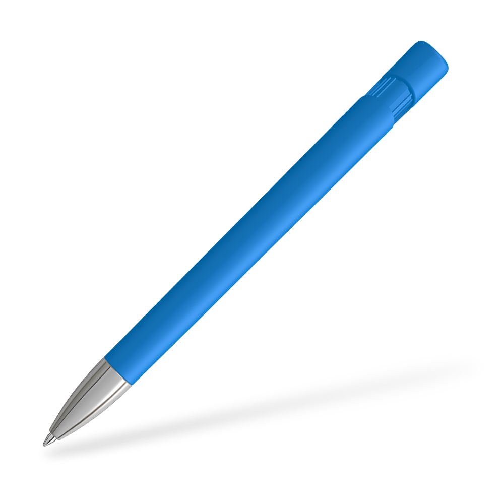 UMA YES F SI 0-0092-F-SI Kugelschreiber Frontansicht Hellblau