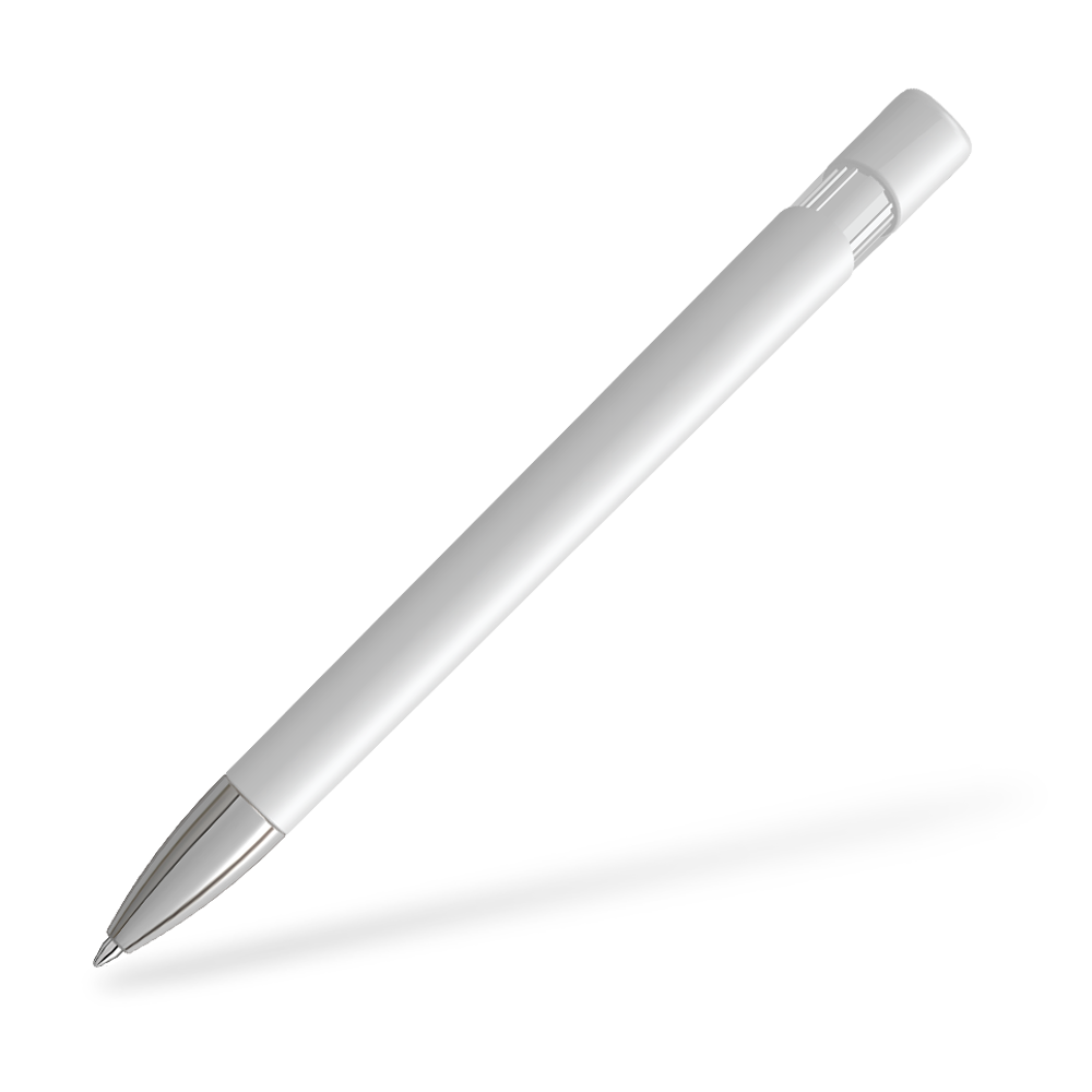 UMA YES F SI 0-0092-F-SI Kugelschreiber Frontansicht Weiß