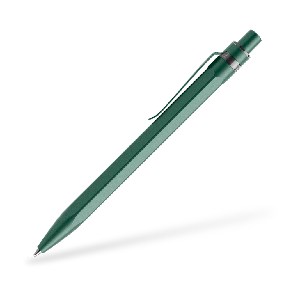 prodir QS50 Stone Kugelschreiber Metallclip Seitenansicht Malachit Q43