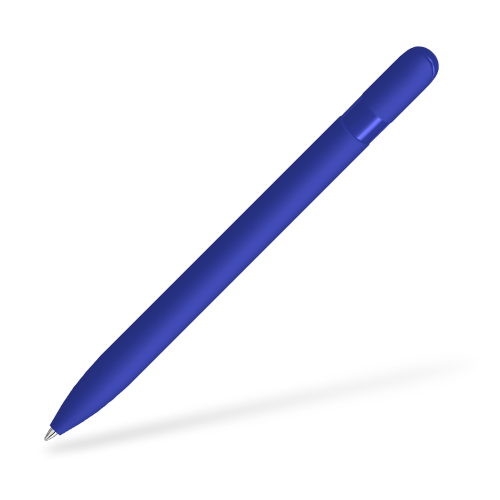 UMA SKY GUM-0-0125-GUM Kugelschreiber Frontansicht Dunkelblau