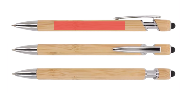 Goldstar Prince Bamboo MSZ Kugelschreiber Gravurbereich