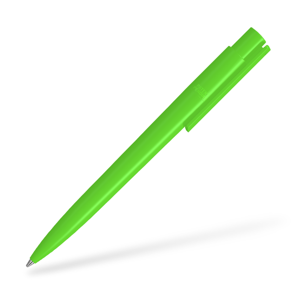 0-2250 PET PEN PRO Kugelschreiber 270-Grad vom Clip Mittelgrün