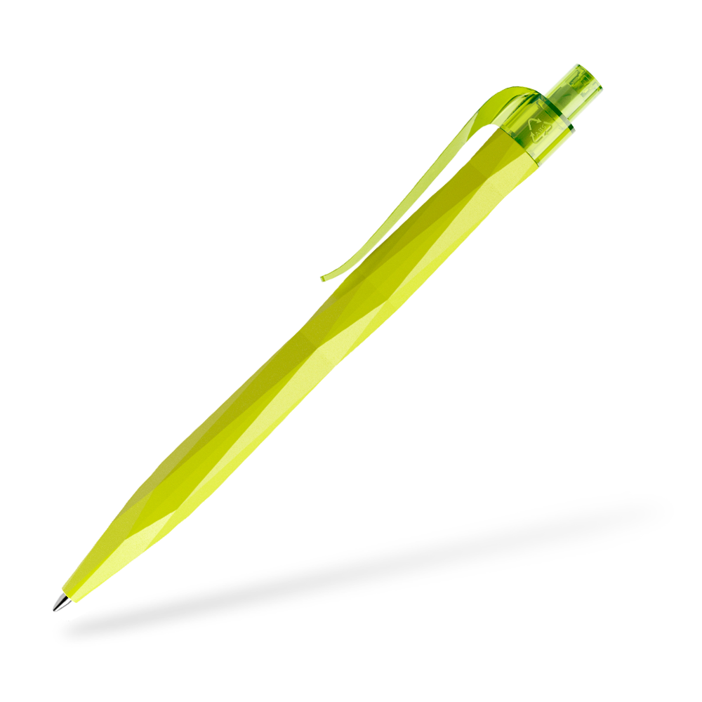 prodir QS20 Matt Kugelschreiber Seitenansicht Gelbgruen M66