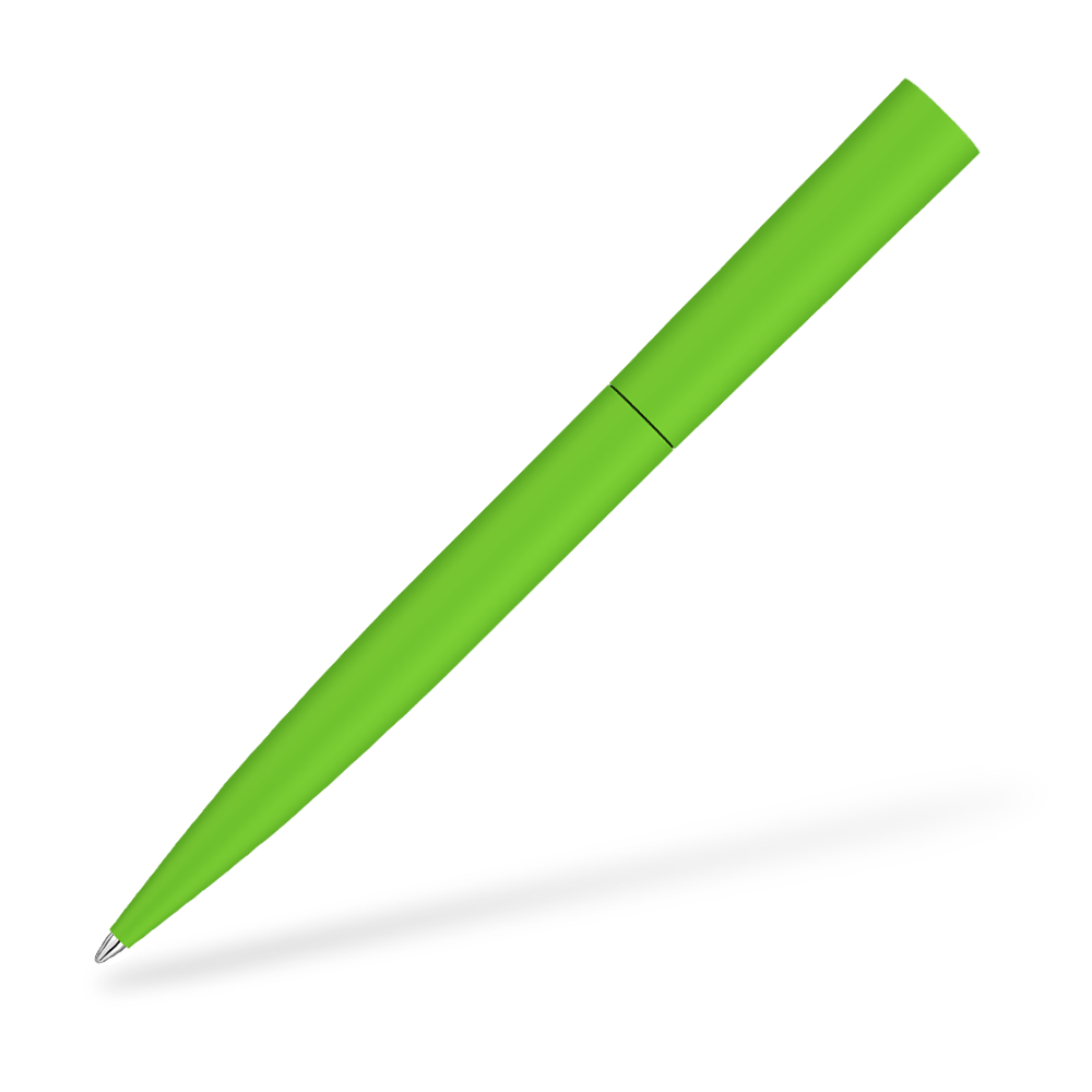 UMA 0-9610-GUM BRUSH GUM Softtouch Kugelschreiber Hellgrün Frontansicht