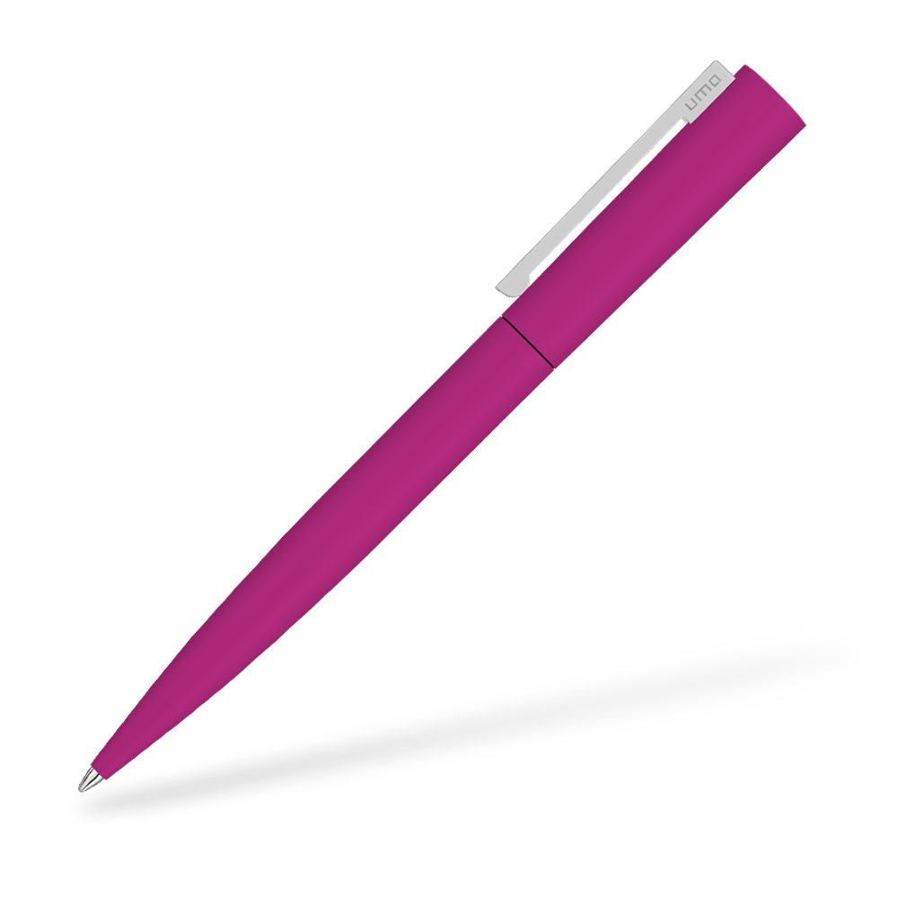 UMA 0-9610-GUM BRUSH GUM Softtouch Kugelschreiber Magenta Seitenansicht