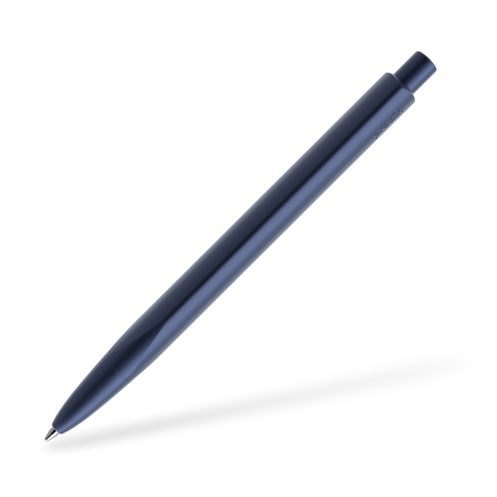 MS8 Aluminium Kugelschreiber Rückansicht Cobalt Blue S63