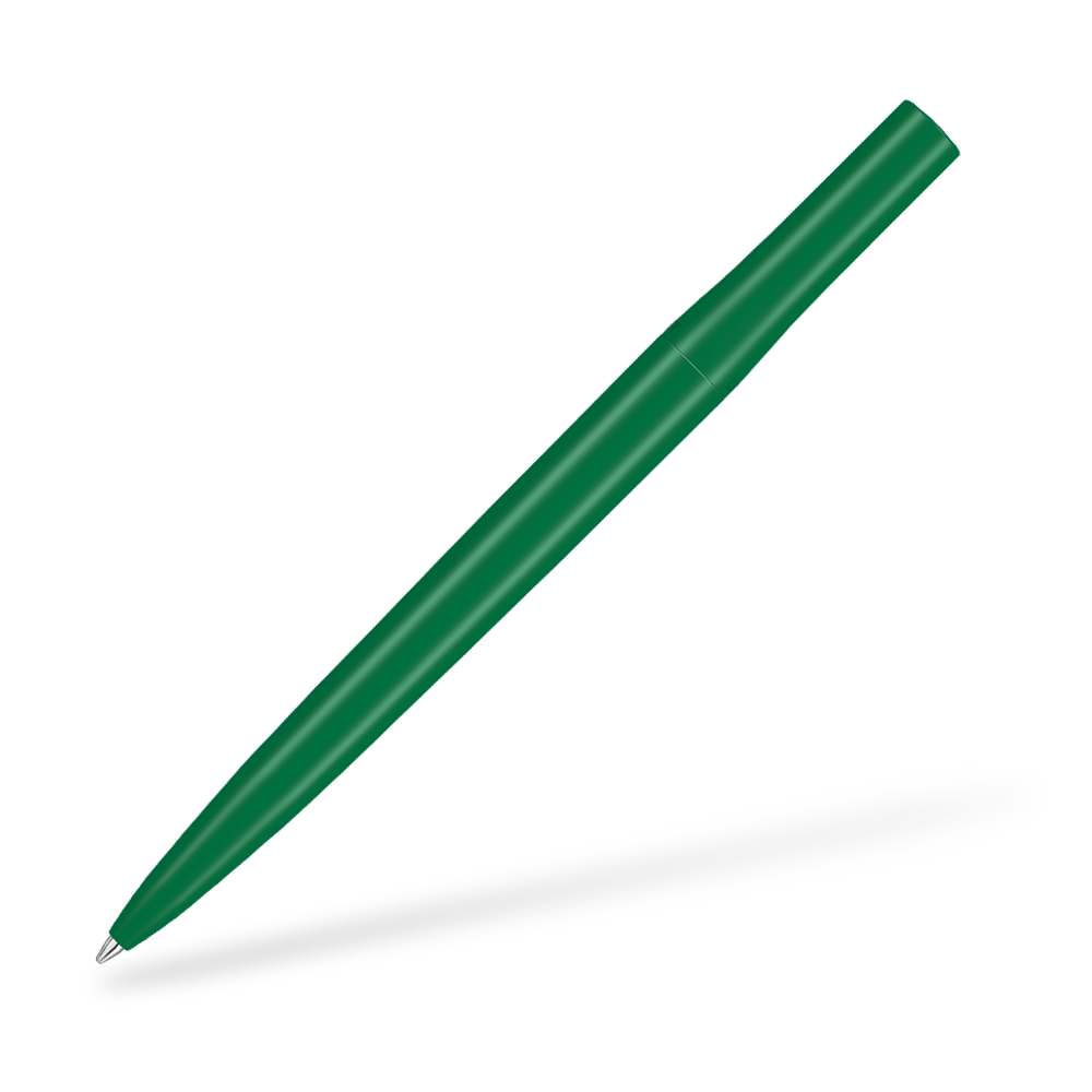 0-2240 PET PEN Switch Kugelschreiber Frontansicht Dunkelgrün