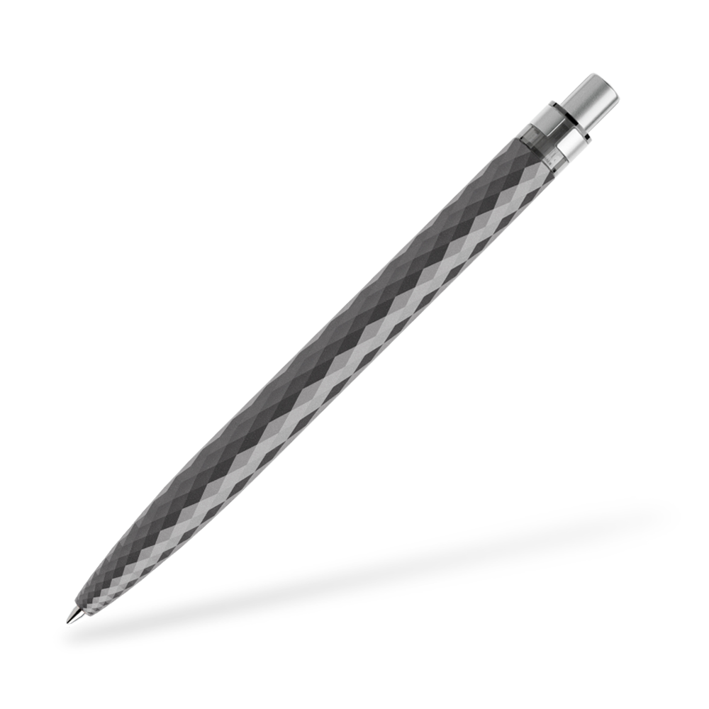 prodir QS01 Stone Kugelschreiber Metallclip Frontansicht Graphit Q75