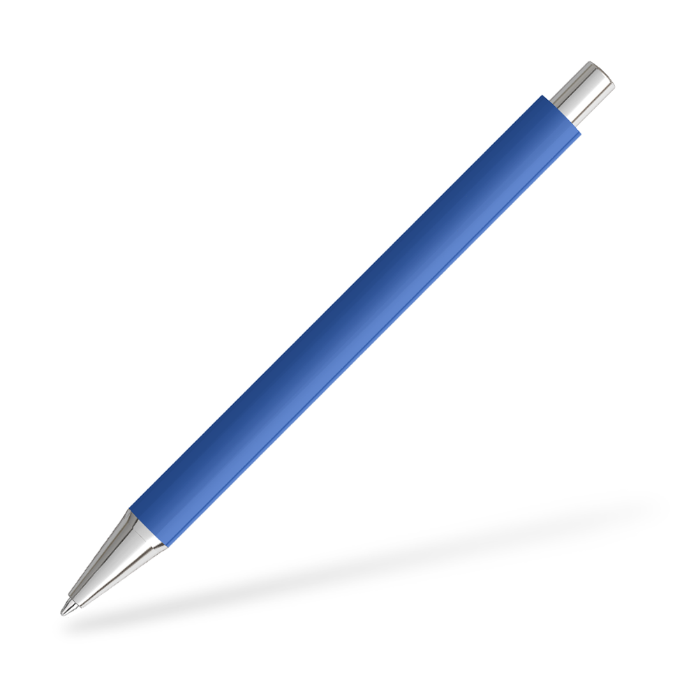 UMA Ellipse GUM 0-9450-GUM Kugelschreiber Frontansicht Mittelblau