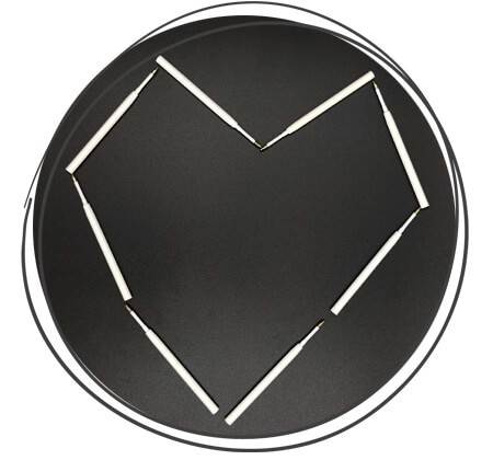 Klio-Eterna Silktech Mine Herz Made in Germany