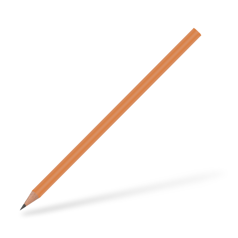 CSW Bleistifte 6-eckiger Bleistift glänzend Orange