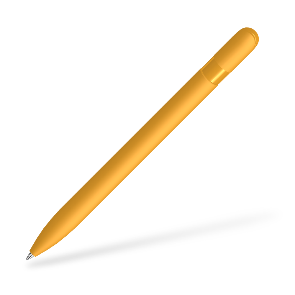 UMA SKY GUM-0-0125-GUM Kugelschreiber Frontansicht Ocker