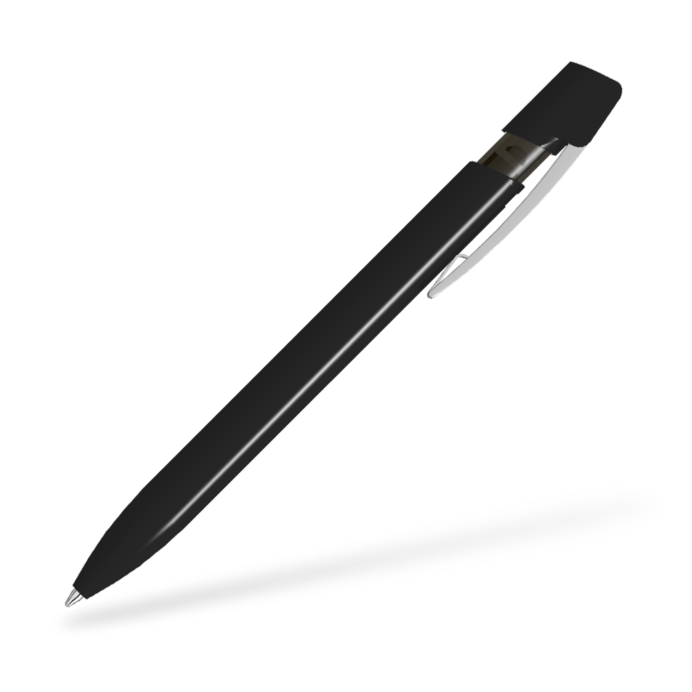 UMA SKY M 0-0125-M Kugelschreiber 270 Grad vom Clip Schwarz-Anthrazit