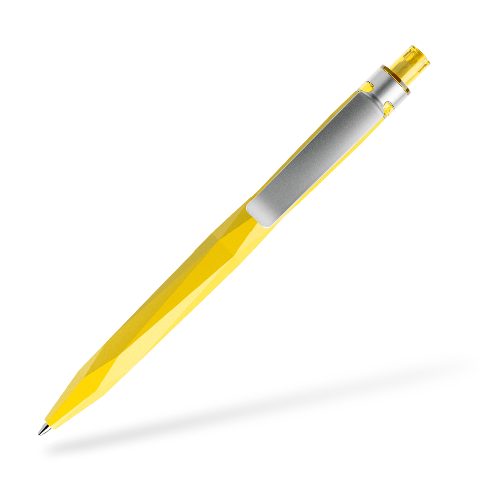 prodir QS20 Kugelschreiber Matt Metallclip Clipansicht Gelb M07