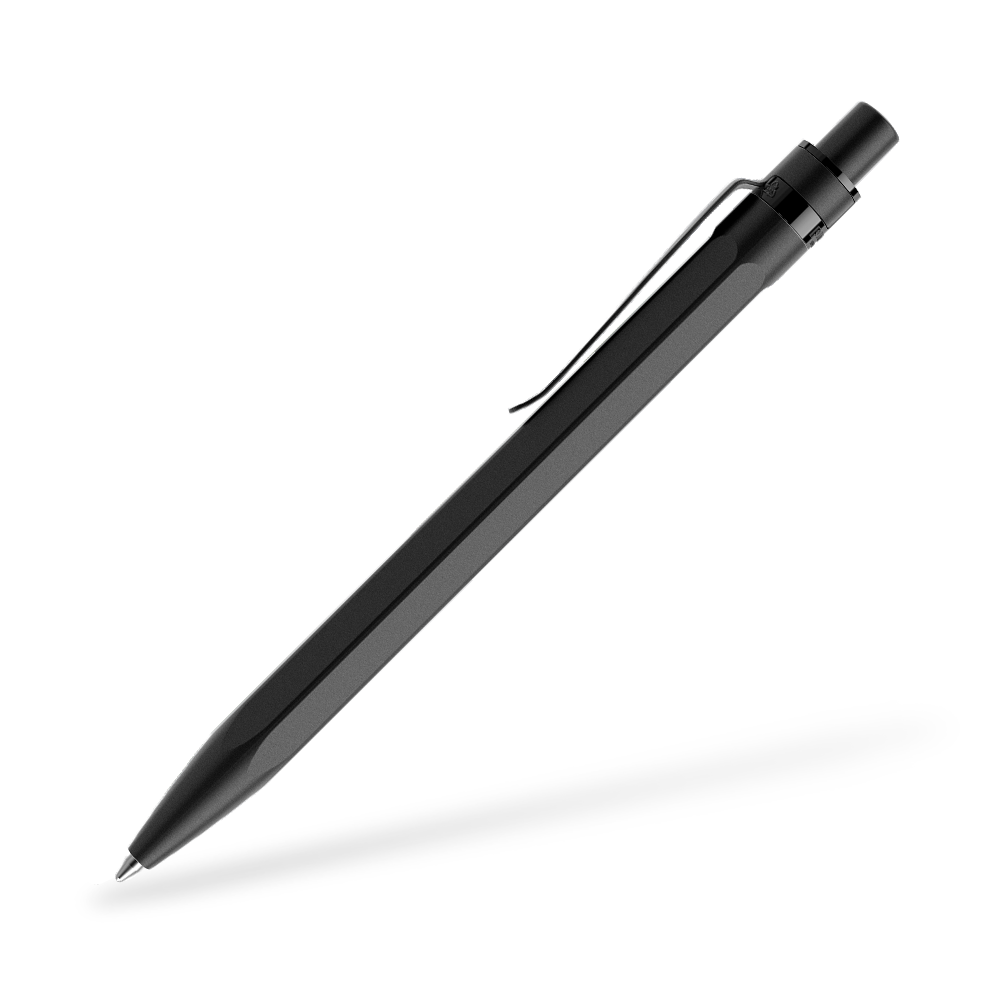 prodir QS50 Stone Kugelschreiber Metallclip Seitenansicht Carbon Q80