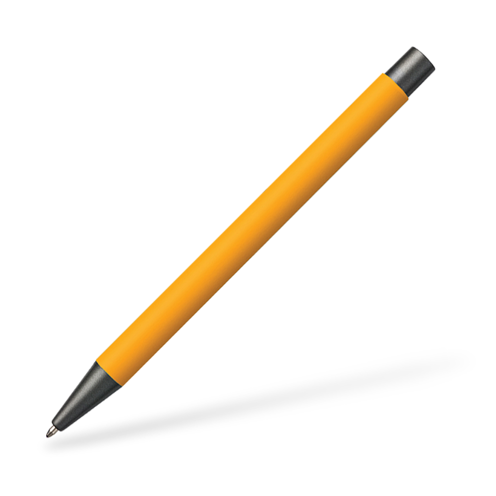 Goldstar Bowie LUM Kugelschreiber Frontansicht Gelb