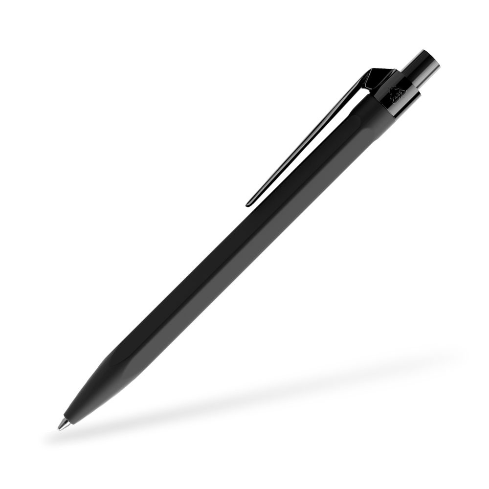 prodir QS50 Softtouch Kugelschreiber Seitenansicht Schwarz R75