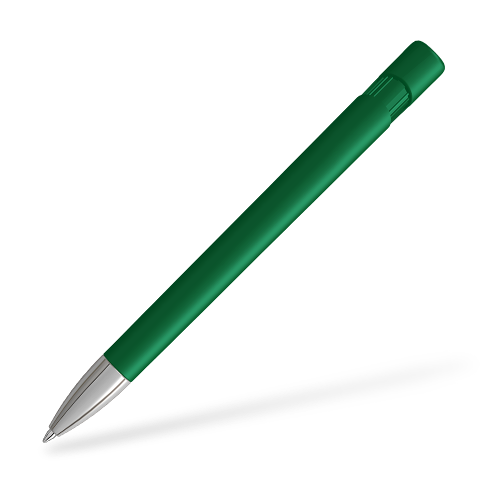 UMA YES F SI 0-0092-F-SI Kugelschreiber Frontansicht Dunkelgrün