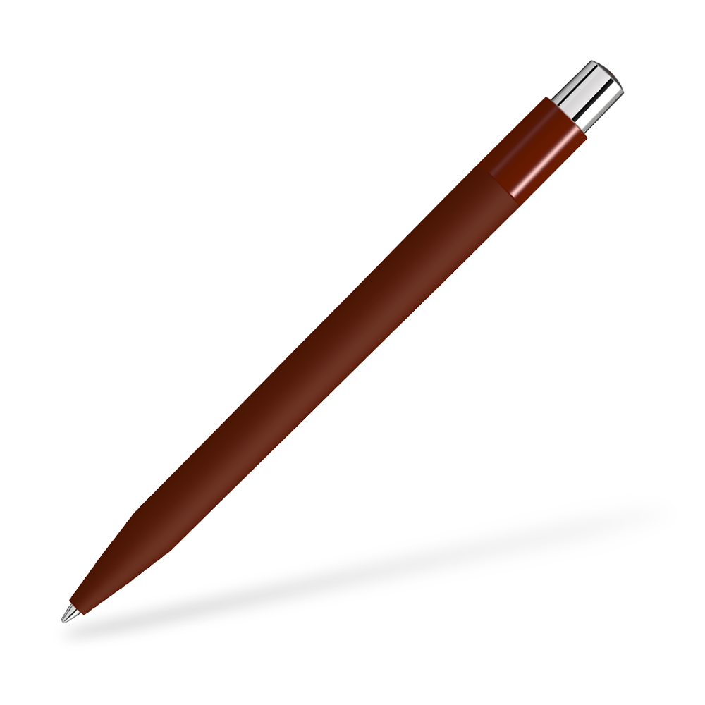 UMA ON TOP SI GUM 0-0063-SI-GUM Kugelschreiber Frontansicht Aubergine