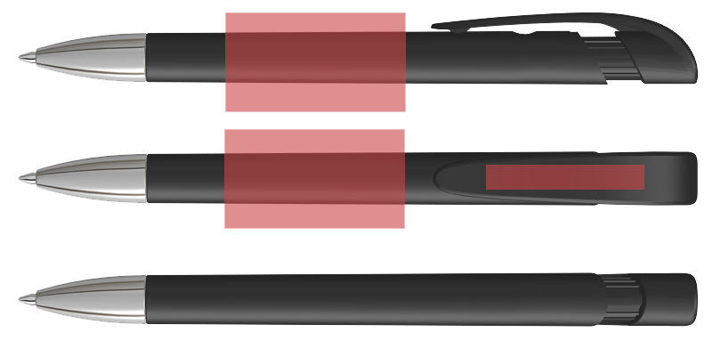 UMA YES F SI 0-0092-F-SI Kugelschreiber Druckbereiche