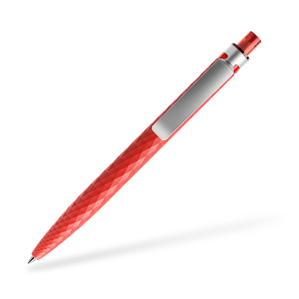 prodir QS01 Matt Kugelschreiber Metallclip Clipansicht Rot M20