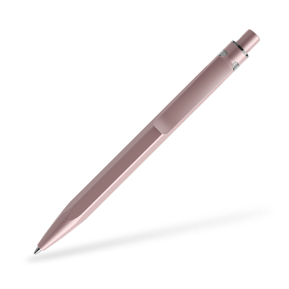 prodir QS50 Stone Kugelschreiber Metallclip Clipansicht Rosequarz Q24