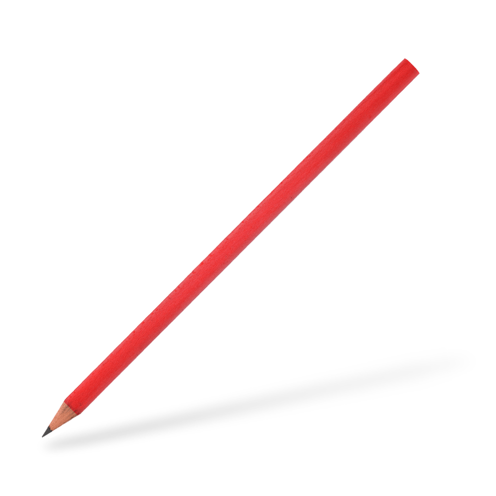 CSW Bleistifte runder Bleistift matt Rot