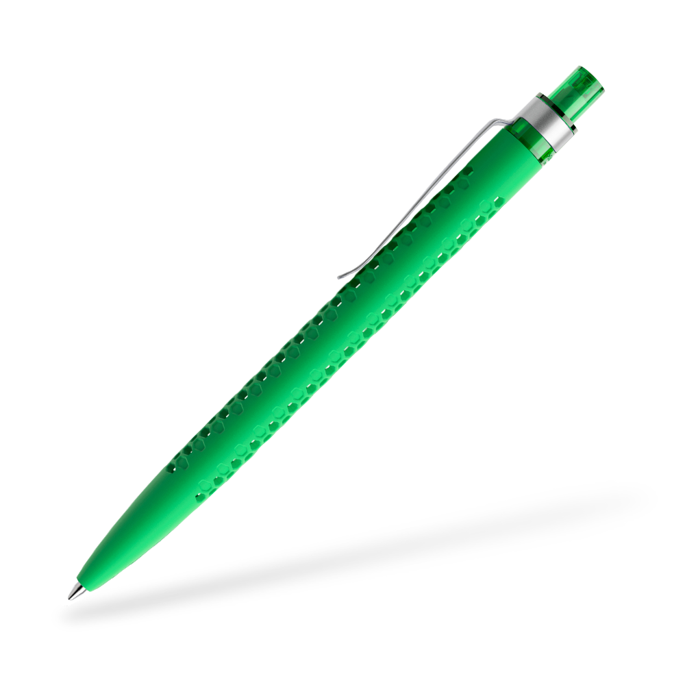 prodir QS40 Air Kugelschreiber Softtouch Metallclip Seitenansicht Hellgrün R67