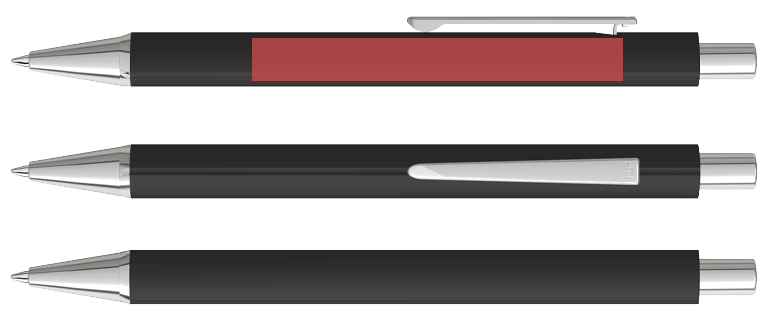 0-9733-GUM UMA PYRA GUM Kugelschreiber Druckbereich