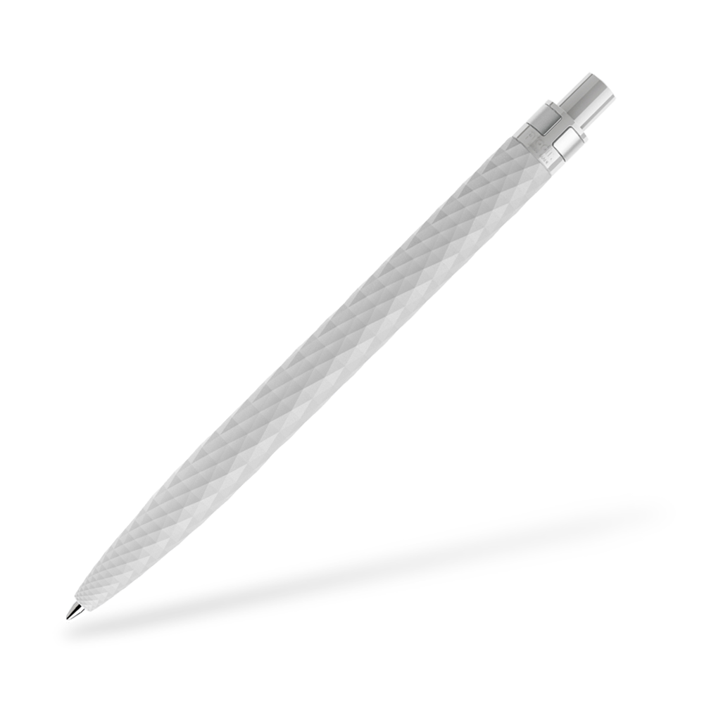 prodir QS01 Matt Kugelschreiber Metallclip Frontansicht Grau M77