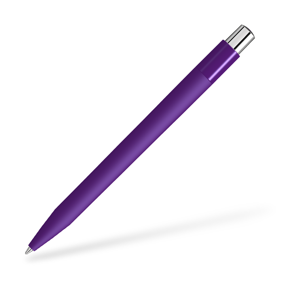 UMA ON TOP SI GUM 0-0063-SI-GUM Kugelschreiber Frontansicht Dunkelviolett
