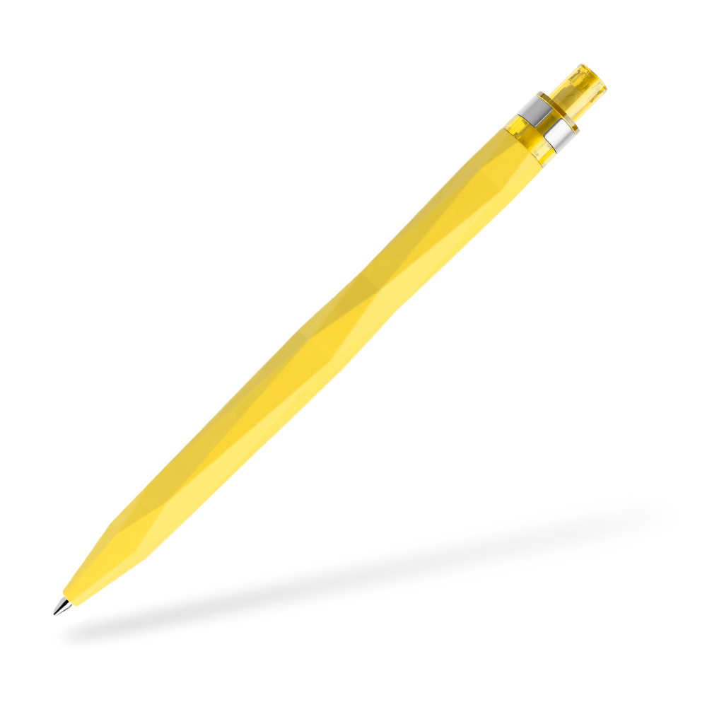 prodir QS20 Kugelschreiber Softtouch Metallclip Frontansicht Gelb R07
