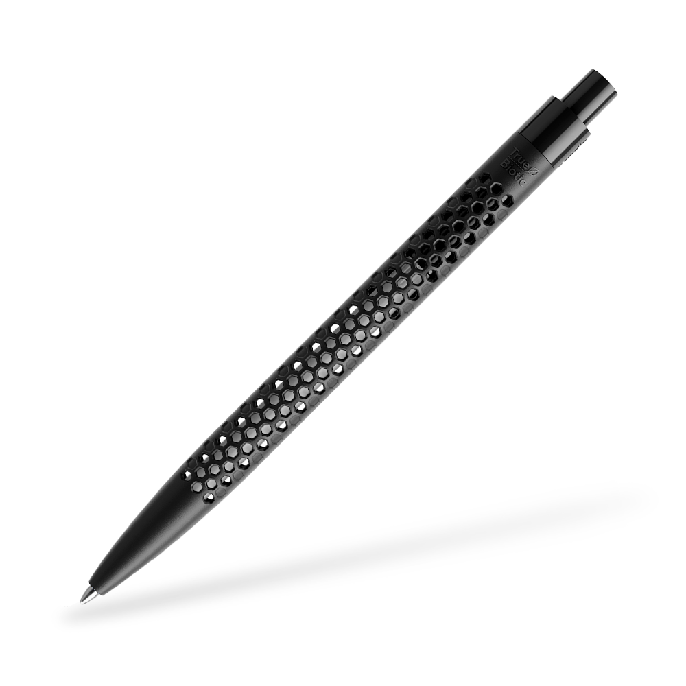 prodir QS40 Air Kugelschreiber True Biotic Frontansicht Schwarz B75