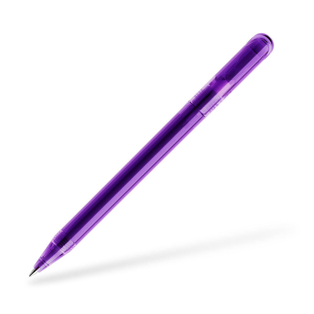 DS3 Transparent Kugelschreiber Frontansicht Lila T30