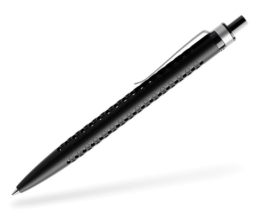 prodir QS40 Air matt Metallclip Kugelschreiber schwarz Seitenansicht