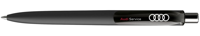 prodir DS8 Softtouch Kugelschreiber schwarz mit Audi Logo
