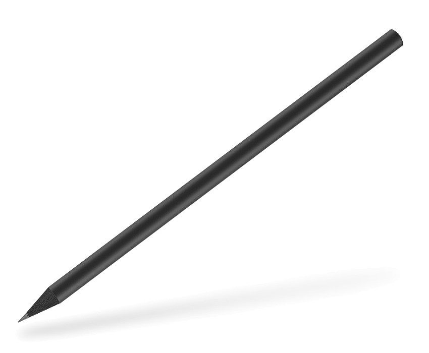 Schwarzer Bleistift mit Logo bedrucken bei Mister Pen