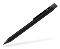Schneider Essential Softtouch Kugelschreiber schwarz Seitenansicht