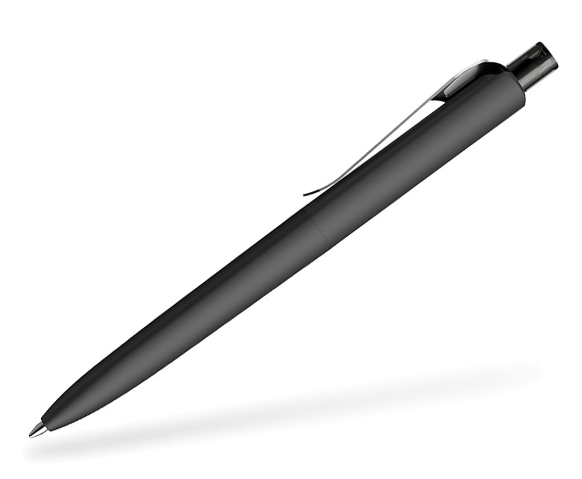 prodir DS8 matt Metallclip Kugelschreiber schwarz Seitenansicht